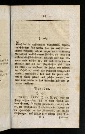 19-27, § 269 - 275