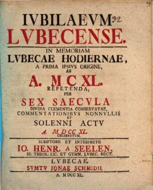 Iubilaeum Lubecense