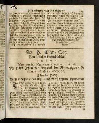 195-204, Am H. Oster-Tag.