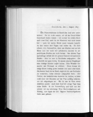 Stockholm, den 5. August 1897