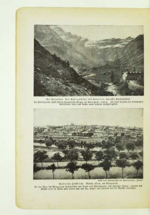 Die Pyrenäen. Der Gebirgskessel von Gavarnie, eine echte Alpenlandschaft