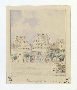 Nordwestlicher Münsterplatz. 1865 (Kopie von 1920)