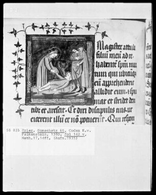 Perikopenbuch des Erzbischofs Kuno von Falkenstein: Die Heilung eines wahnsinnigen Jungen