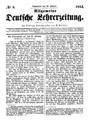 Ein Gedenkblatt auf den 17. Januar : (Pestalozzi's Todestag)