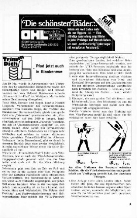 Trimm Dich-Pfad jetzt auch in Blankenese