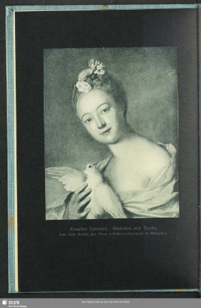 Mädchen mit Taube