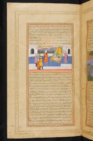 Illustration: Iranische Gefangene vor Iskandar
