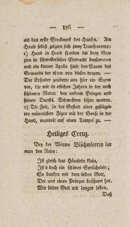 Heiliges Creuz.