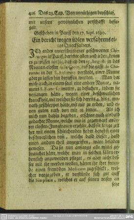 [Allerhand Berichte]