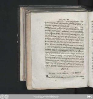 Cap. II. De Homine Essentiae Divinae Teste.