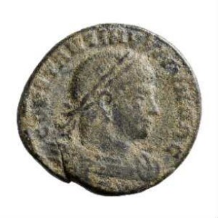 Münze, Follis, Aes 3, 330 - 331 n. Chr.
