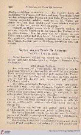 1: Notizen aus der Praxis für Amateure