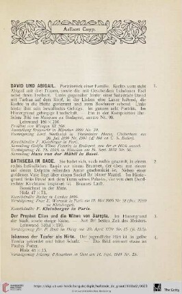 Verzeichnis der Werke Aelbert Cuyps