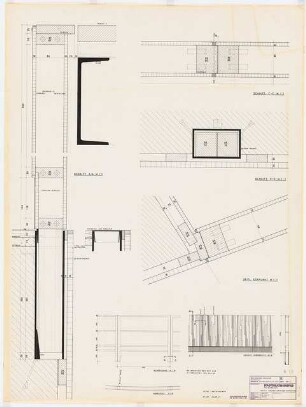 Stadttheater, Krefeld: Vorderhaus: Details Orchestergrabenbrüstung