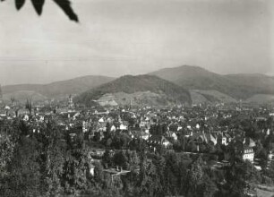 Freiburg im Breisgau, Stadtansicht von Südwesten