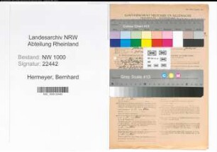 Entnazifizierung Bernhard Hermeyer, geb. 21.09.1904 (Justizrat)