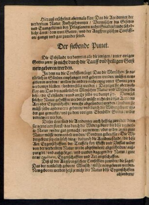 Der siebende Punct.