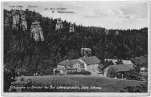 Rosenthal-Bielatal-Rosenthal. Ottomühle im Bielatal, Ansichtskarte