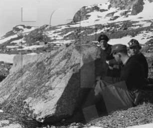 Wordie-Bucht : Helmut Reyer, Heinrich Ehrich und Heinz Grams