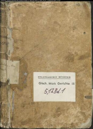 Belege zum Hypothekenbuch ("Scrinium") der Stadt Lüdenscheid Bd. 1