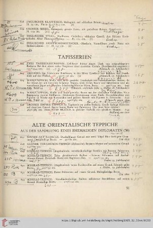 Tapisserien (Nr. 622-626)
