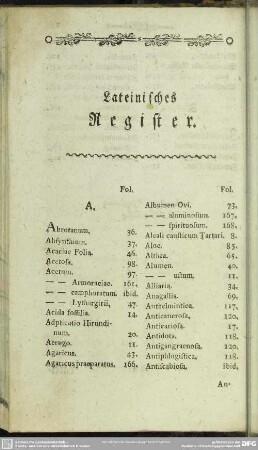 Lateinisches Register