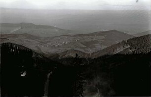 Schauinsland: Fernsicht ins Rheintal; von der Höhe