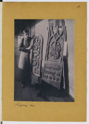 Dom, Königsberg: Details (aus: Skizzen- und Fotoalbum 20)