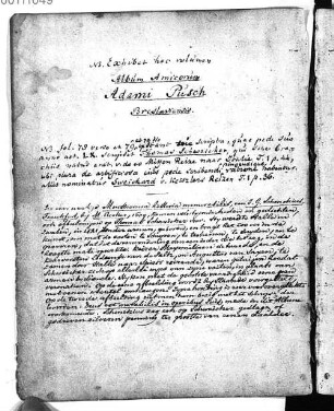 Stammbuch des Adam Pusch, Breslau - BSB Cgm 8349