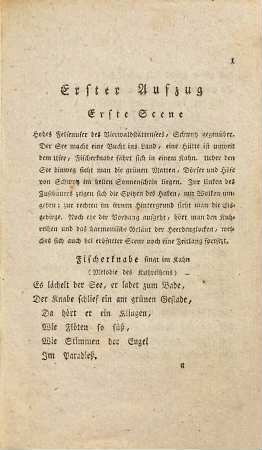 Wilhelm Tell : Schauspiel ; zum Neujahrsgeschenk auf 1805