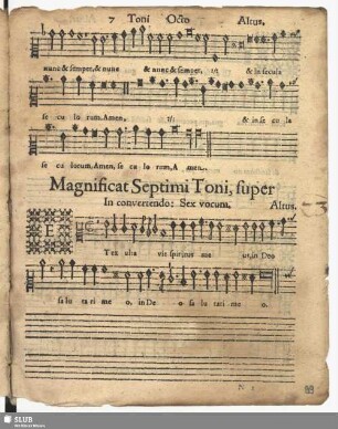 Magnificat Septimi Toni, super In convertendo
