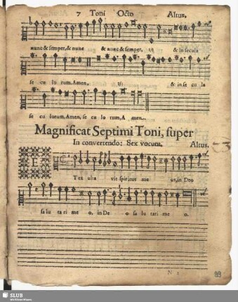 Magnificat Septimi Toni, super In convertendo