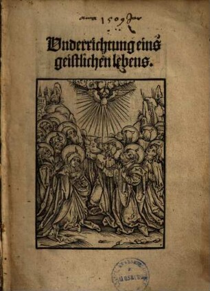 Vnderrichtung eins geistlichen lebens