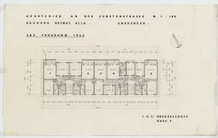 Wohnhäuser Sudetenstraße / Altvaterstraße, Geretsried: Grundriss 1.-2. Obergeschoss 1:100