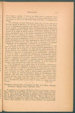 Blanco Villalta: "Conquista del Río de la Plata"