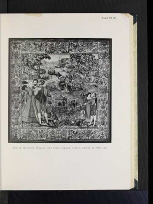 Abb. 73. Wasserfest, Bayonne 1565, Flandr. Teppich, Florenz, Uffizien (zu Seite 258).