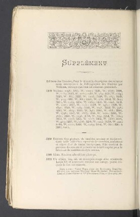 Supplément