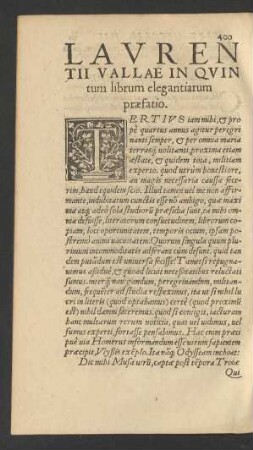 Laurentii Vallae In Quintum librum elegantiarum ...