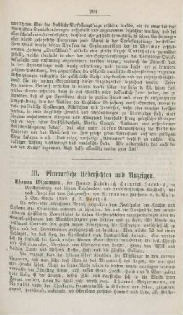 209-222 Literarische Uebersichten und Anzeigen
