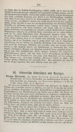209-222 Literarische Uebersichten und Anzeigen
