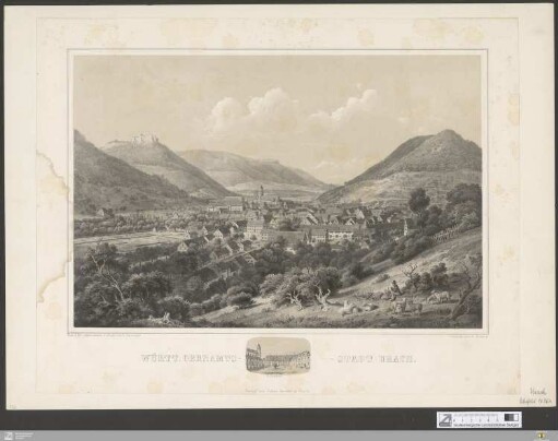 Württ. Oberamts-Stadt Urach