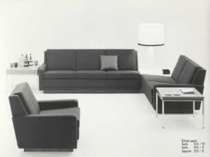 Walter Knoll Sessel "515-2" sowie Sofa "515-10" und "515-5" von Ernst M. Dettinger