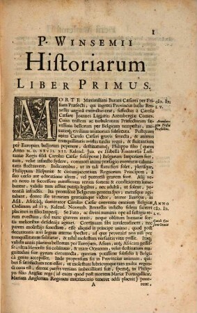 P. Winsemi IC. Illustrium Ordinum Frisiæ Historiographi, ac Eloquentiæ et Historiarum Profeßoris, Historiarum Ab Excessv Caroli V. Cæsaris. Sive Rerum sub Philippo II. per Frisiam gestarum. Ab Anno M.D.LV. usque ad annum M.D.LXXXI. assertæ Libertatis. Libri Septem