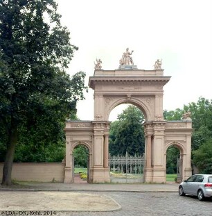 Bürgerpark Pankow / Toranlage; Berlin, Pankow