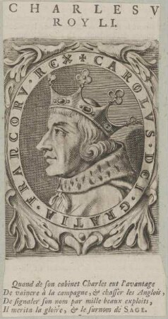Bildnis von Charles V., König von Frankreich