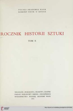 10: Rocznik Historii Sztuki