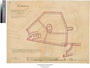 Fort Hartenberg [der Festung Mainz], Blatt III: Kleines Werk