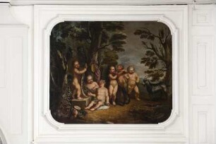 Supraporte: Spielende Putti