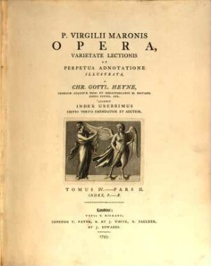 P. Virgilii Maronis Opera. 4,2, Index, F. - X.