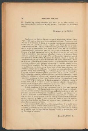 "San Lenín", por Rodrigo Soriano, Agencia Mundial de Librería, París, 1927